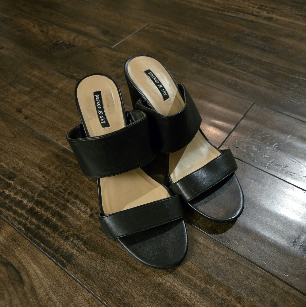 Slip on Heeled Sandals